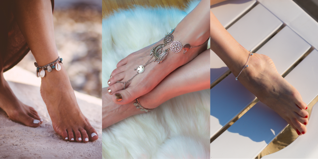 Fashionable anklet styling ideas