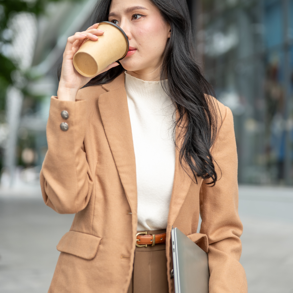 Fashion for coffee shop aesthetics