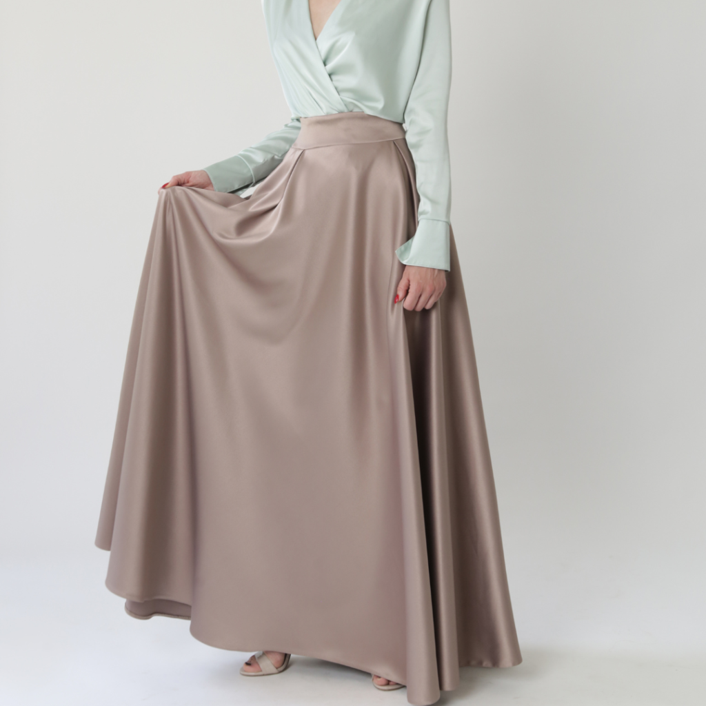 Satin Skirts Beyond Party Wear