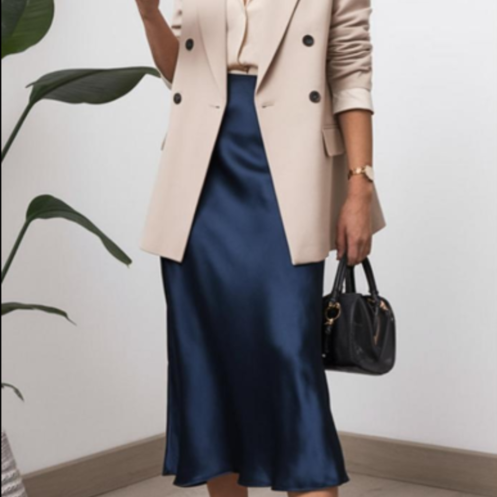 Satin Skirts Beyond Party Wear